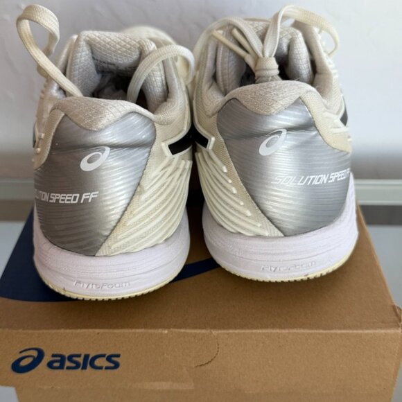 ASICS Solution Speed FF 2 Women’s Tennis Shoes – White/Black – Size 8 - Picture 4 of 8